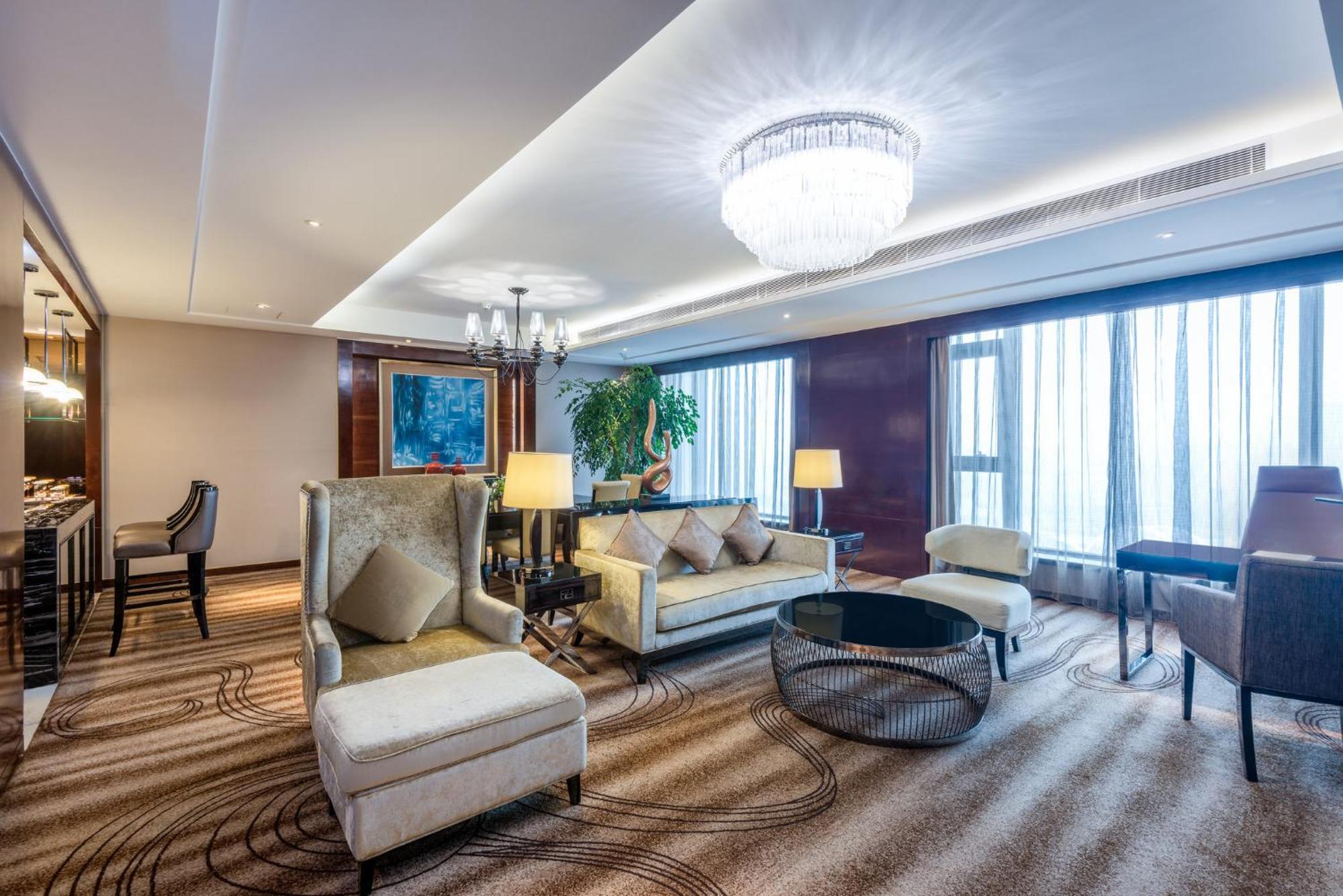 Intercontinental Jinan City Center By Ihg Exteriör bild